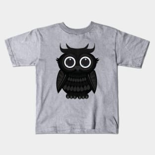 Black Owl Kids T-Shirt